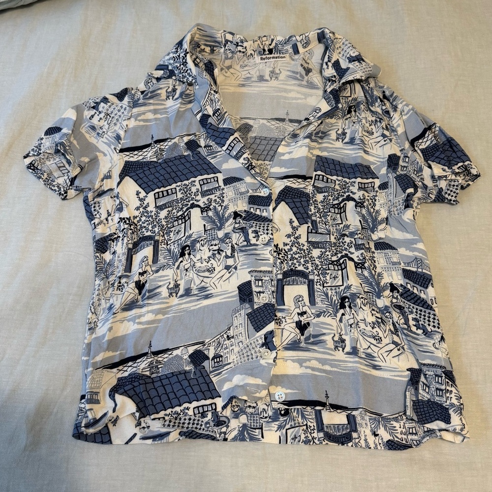 Reformation Cuba shirt - RARE